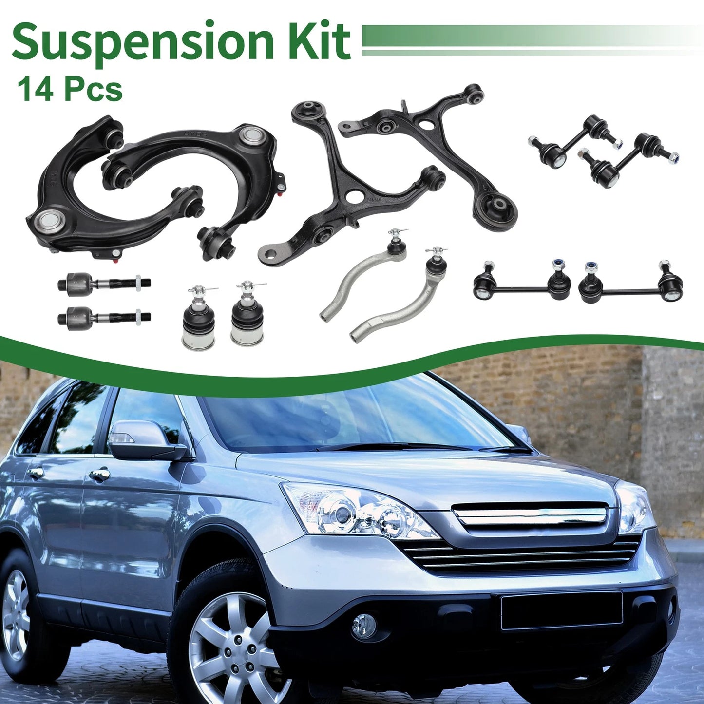 14pcs Front Suspension Kit for Honda Accord
