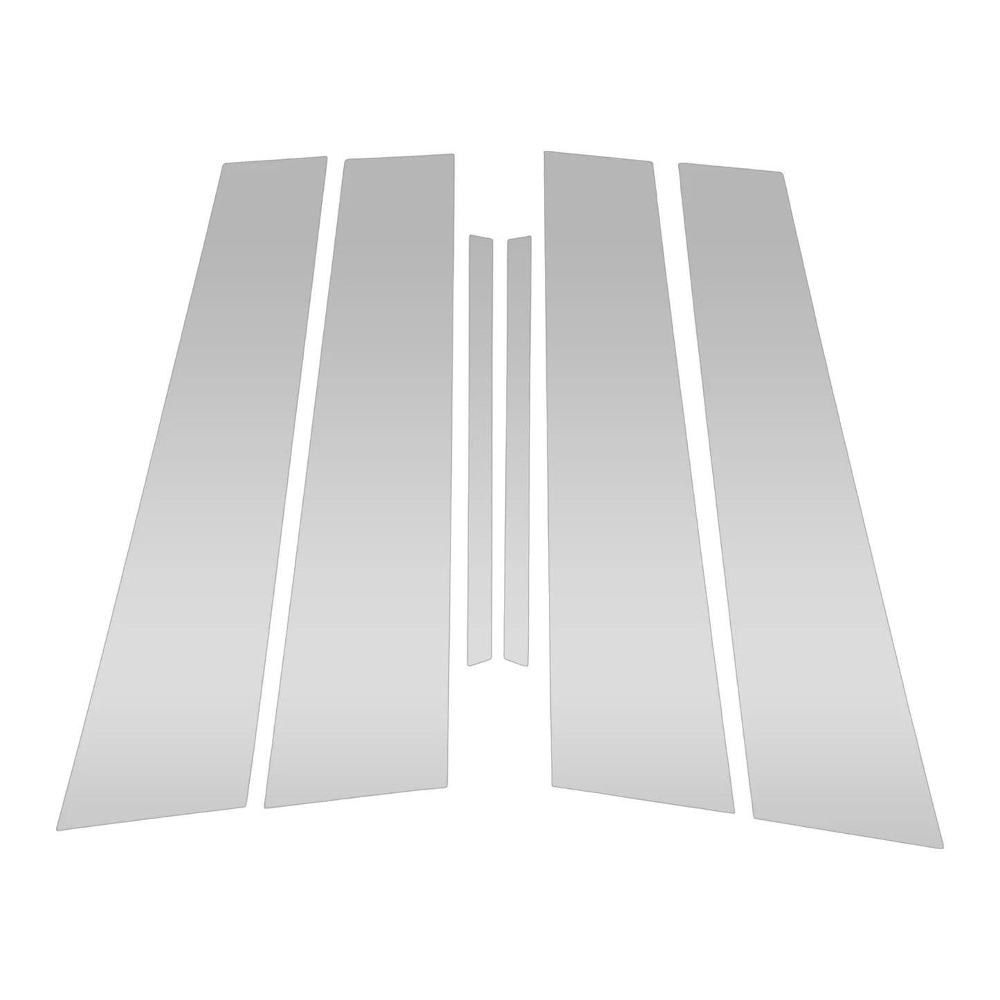 6 Pcs Pillar Window Trim for Chevy Malibu (2013 - 2015)