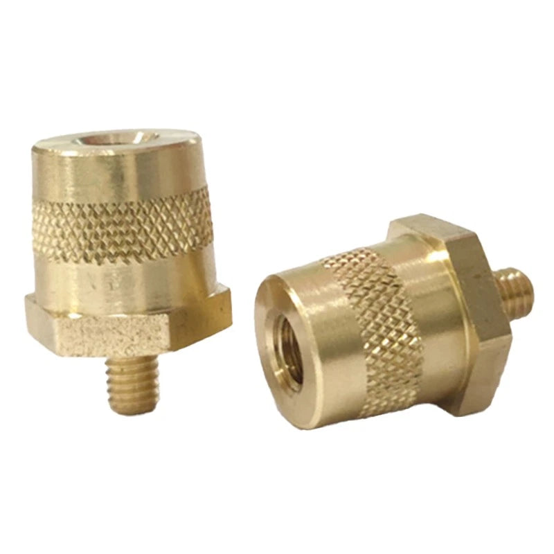 Brass M8 Battery Terminal Connector with Screws for Universal Fit