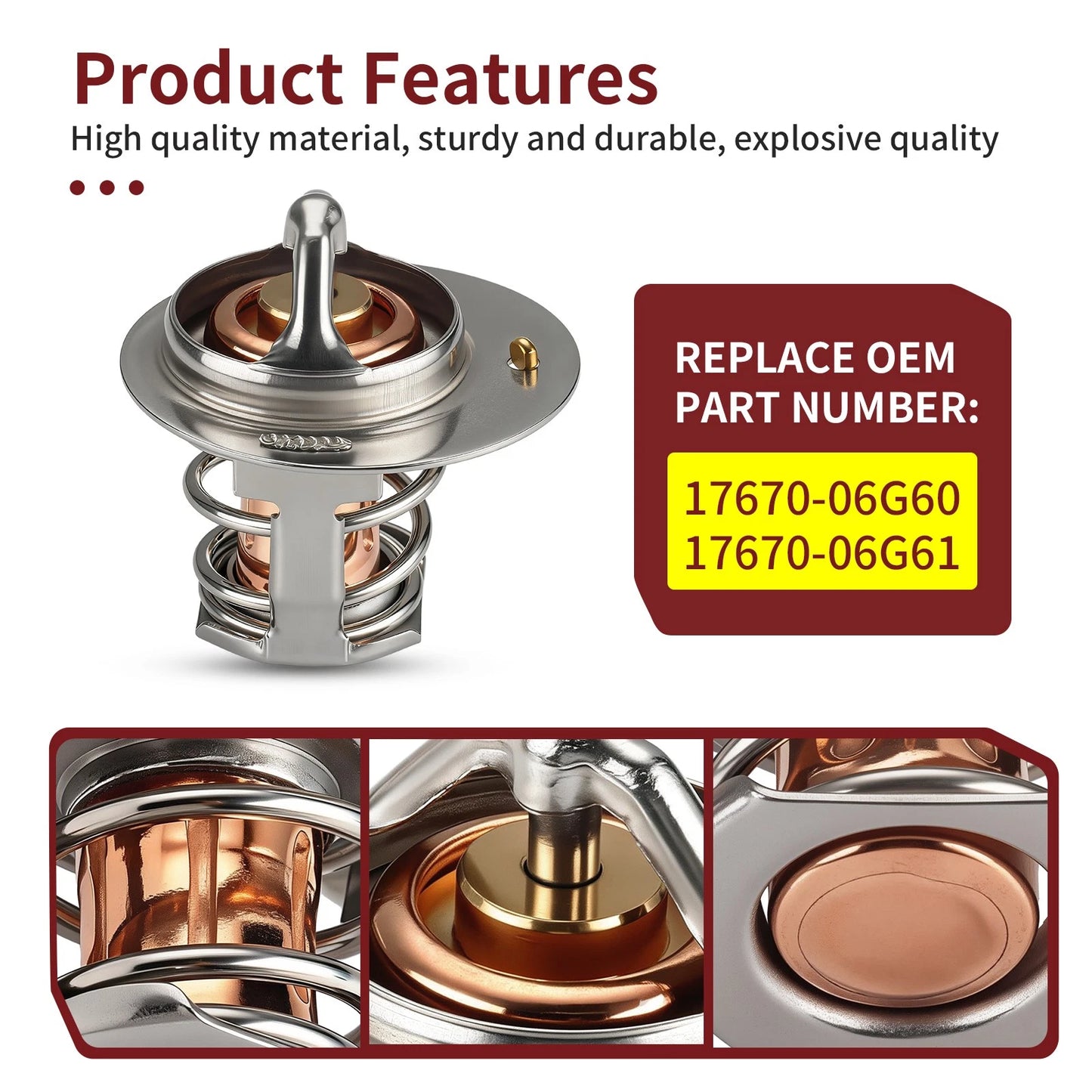 Thermostat W/O-Ring 2 x for Suzuki SV650 (2017–2023)