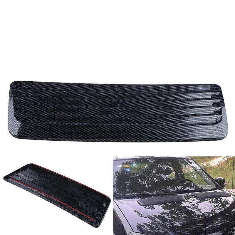 Carbon Fiber Hood Vent Scoop Cover for Universal Car Models