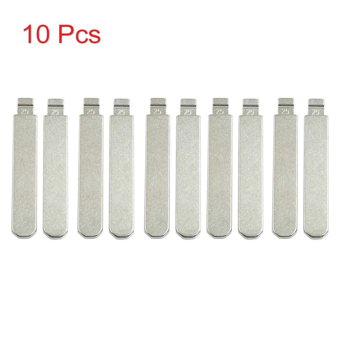 10 x Metal Uncut Blank Key Blades for Honda Accord (2003-2007)