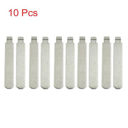 10 x Metal Uncut Blank Key Blades for Honda Accord (2003-2007)