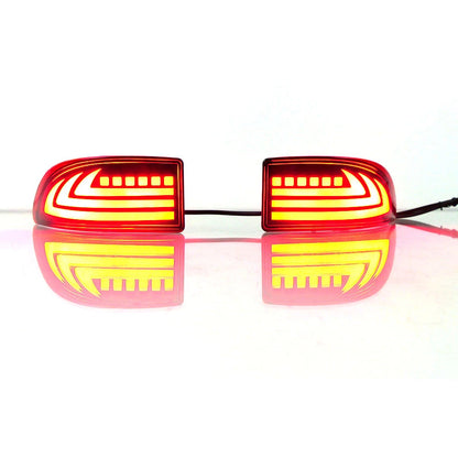 Red Lens Bumper Reflector Fog / Turn Signal Lights for Lexus IS (2006–2013)