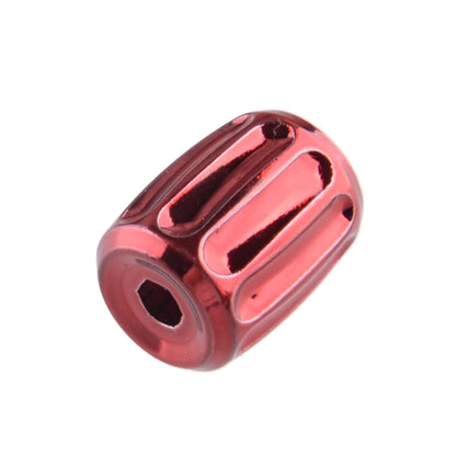 4 x Red Brass Tire Valve Dust Cover Caps for Car Truck SUV Bike