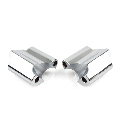 2" Handlebar Risers Mount Extension Chrome for Harley Sportster 48 XL1200X (2010-2023)