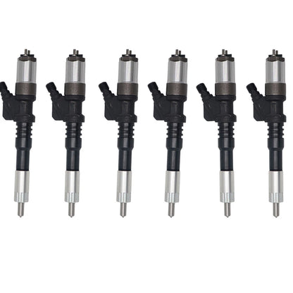 6 x Fuel Injectors for Komatsu S6D125