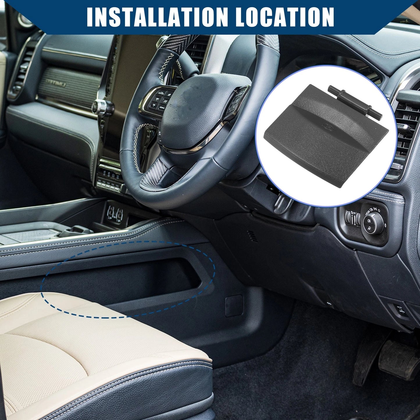 Inner Car Parking Brake Handle for Ram 1500 (2006-2009)