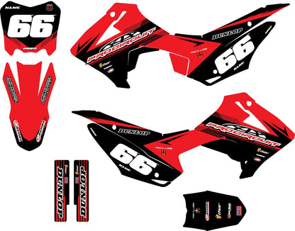Custom Stickers Full Kit for Honda CRF 110 (2013-2018) MATCH Style Graphics