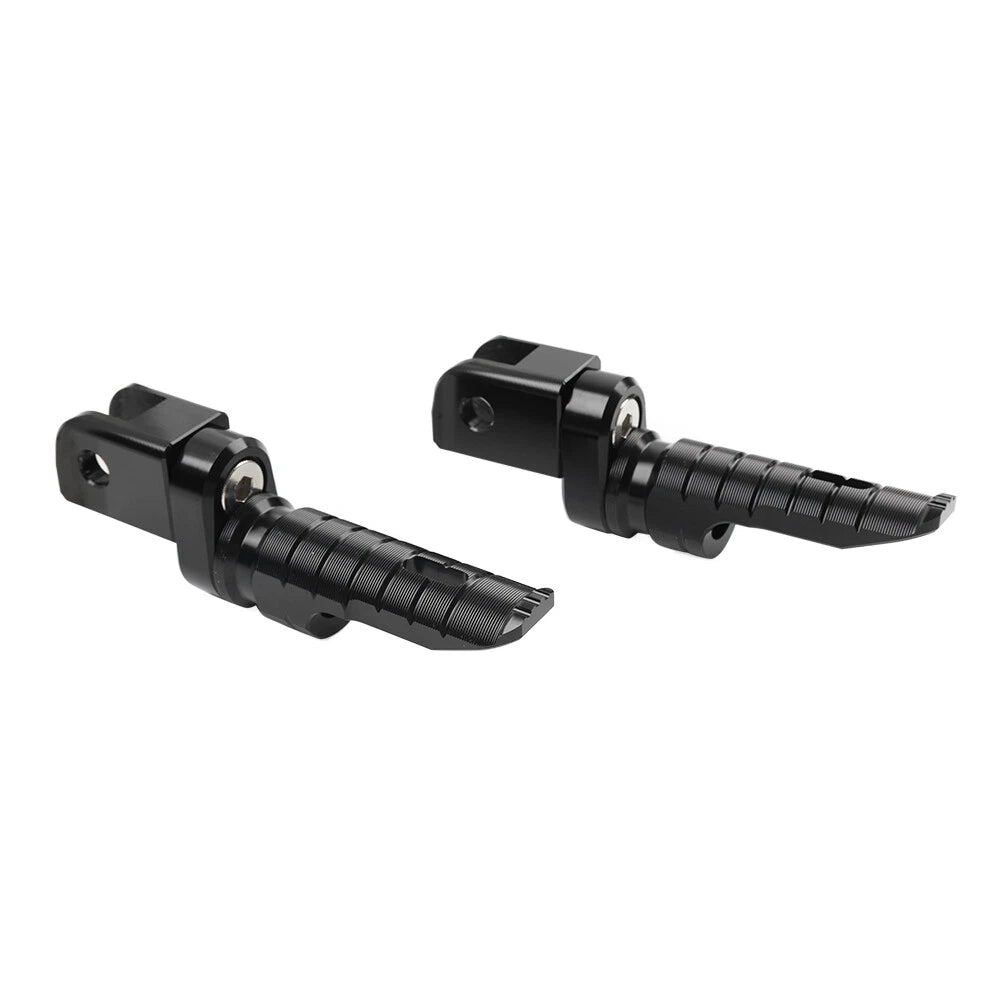 Black Front Footrests for Aprilia RSV4 Factory, Tuono 660 (2009-2023)