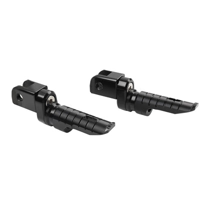 Black Front Footrests for Aprilia RSV4 Factory, Tuono 660 (2009-2023)