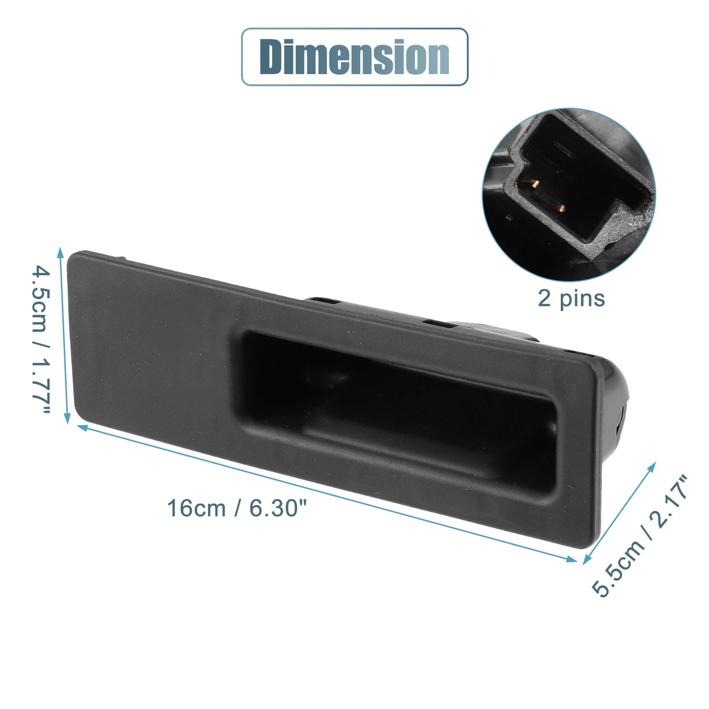 Rear Trunk Tailgate Handle Release Switch for BMW X3 (2004-2010)