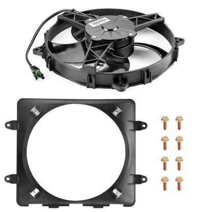 Radiator Cooling Fan Assy w/ Shroud for Polaris Sportsman 800/700 EFI 2004-2014
