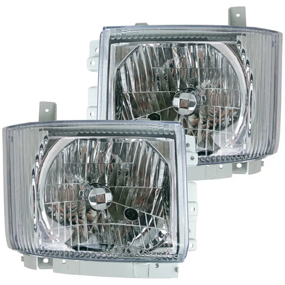 2 x Front Headlights for Isuzu Elf NPR NQR NPR-HD NLR (2008-On)