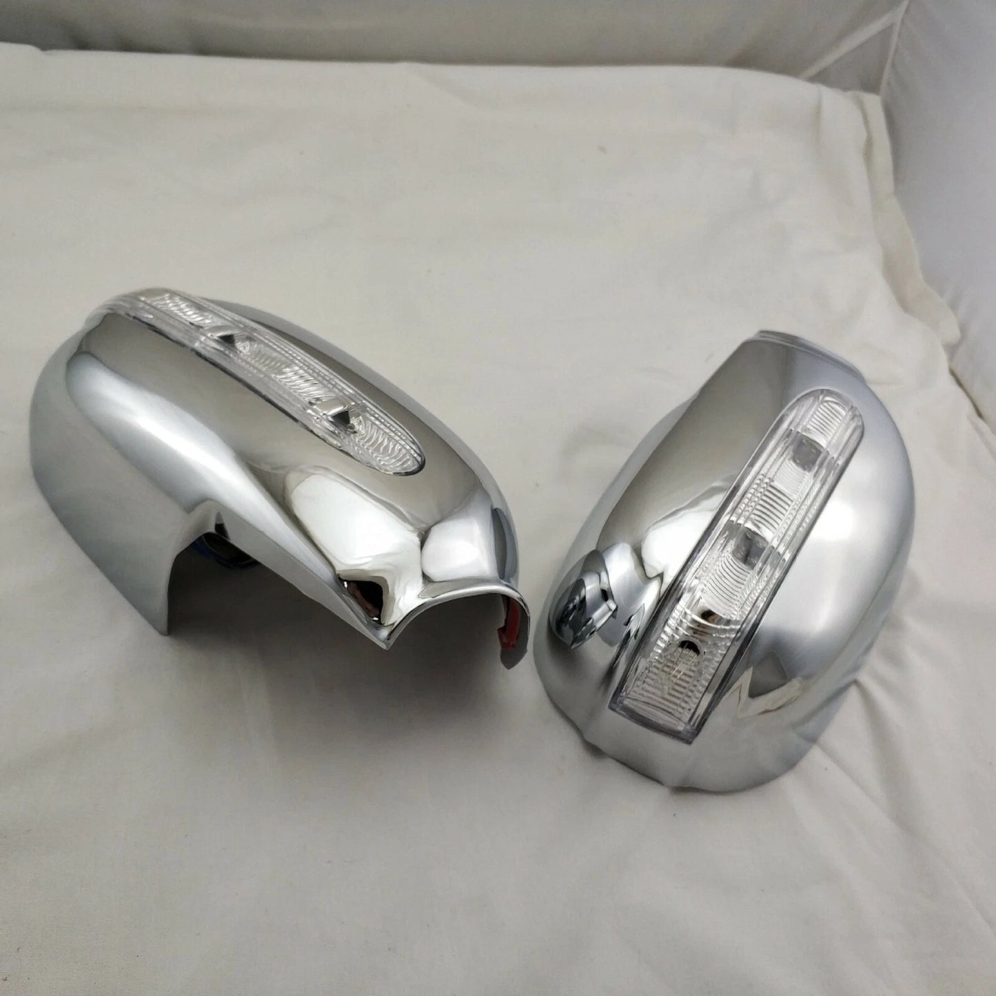 ABS Chrome LED Rearview Side Mirrors for 1993-1997 Toyota Corolla 2 x Mirrors