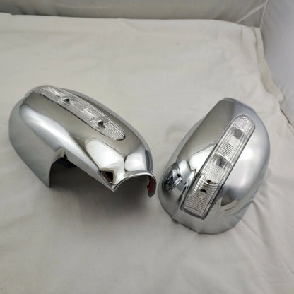 ABS Chrome LED Rearview Side Mirrors for 1993-1997 Toyota Corolla 2 x Mirrors