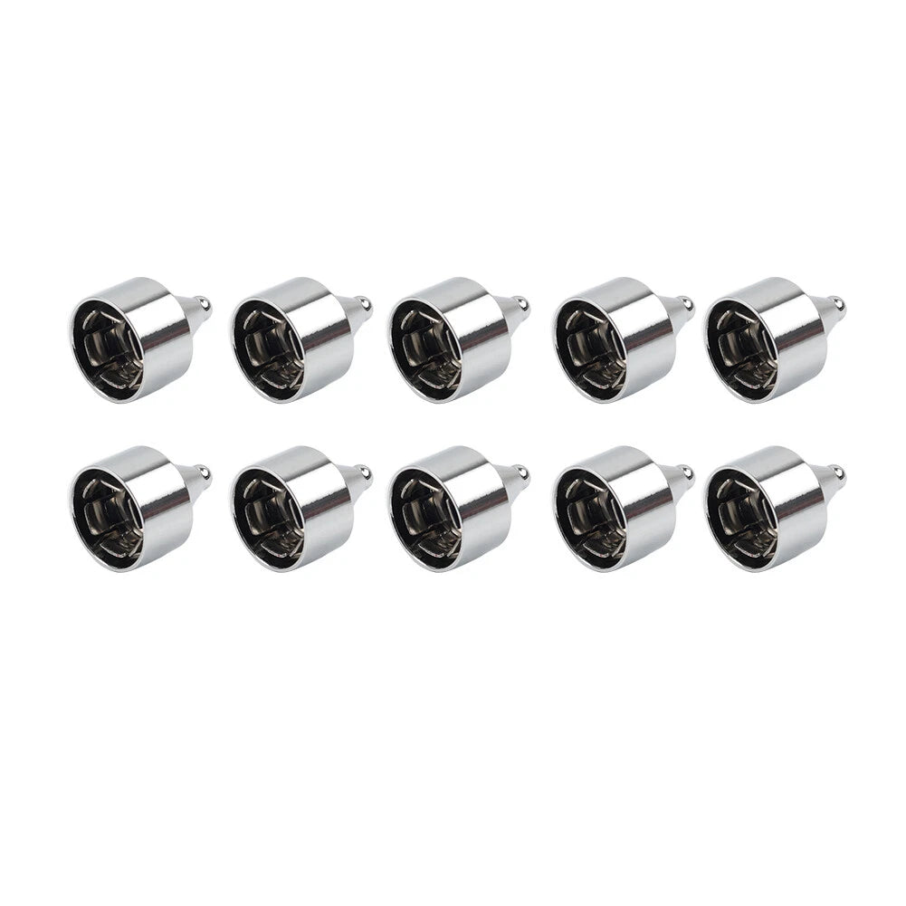 10 x Head Bolt Cover Spike Caps for Harley Road King, Dyna
