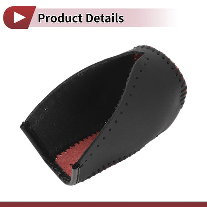 Red Faux Leather Gear Shift Knob Cover for Toyota Corolla (2014-2018)