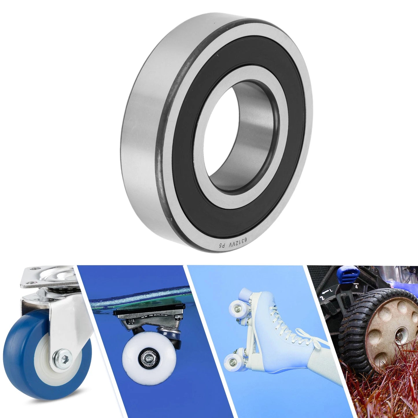 Deep Groove Ball Bearings 60x130x31mm 1 Pc for Scooter Skateboard Wheel