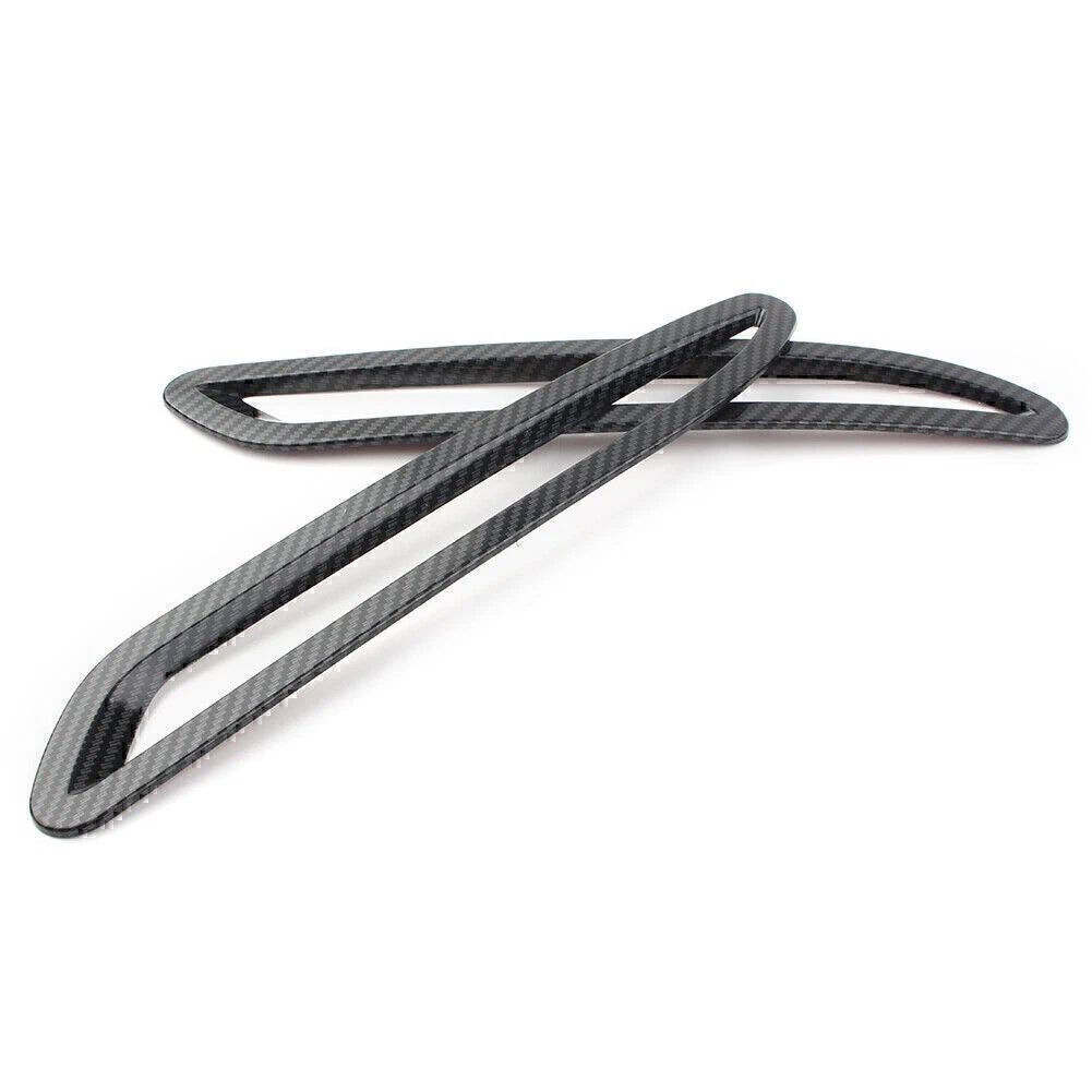 Rear Fog Light Cover Trims Carbon Look for Mercedes-Benz A-Class A220 (19-20)