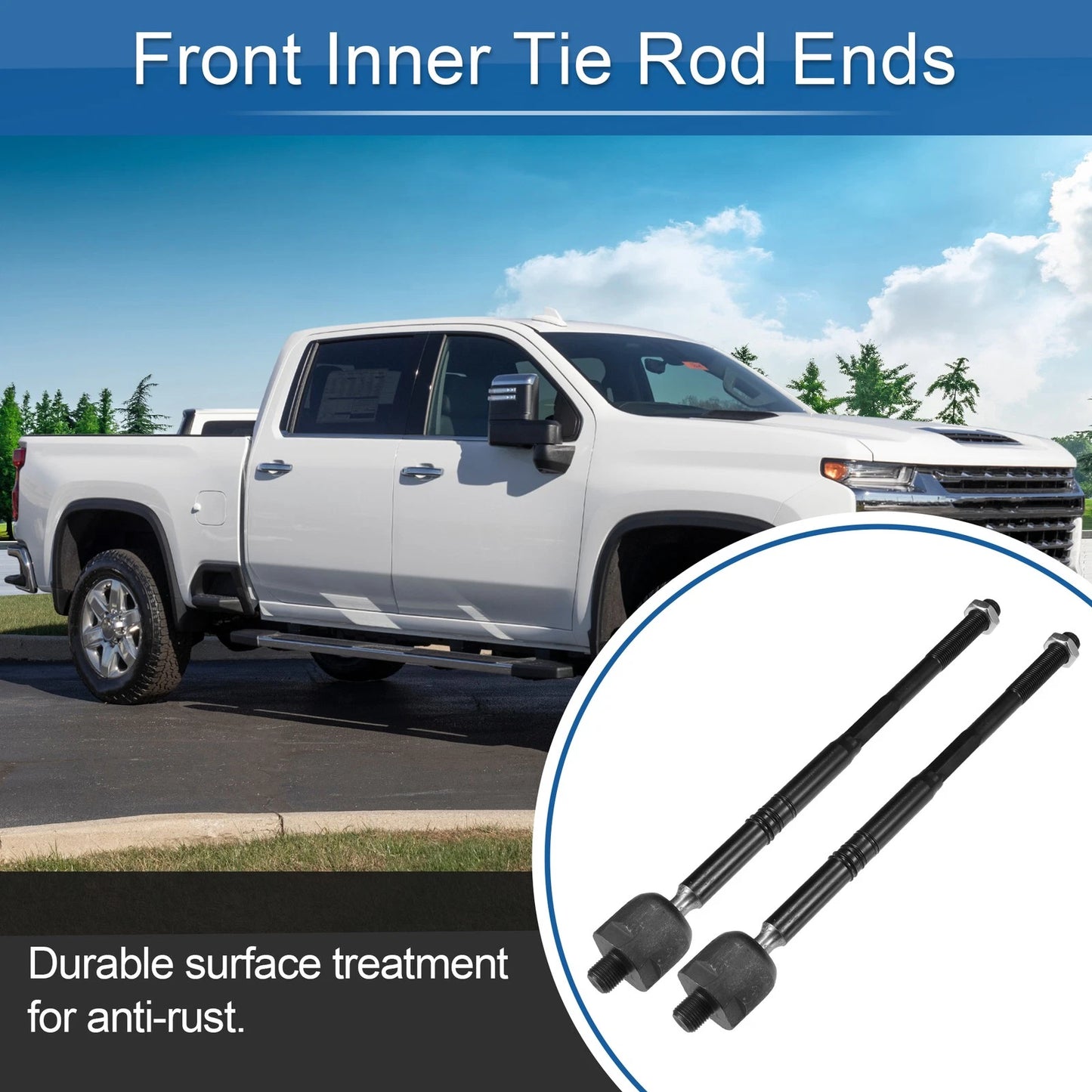 Front Inner Tie Rod End Links for Chevrolet Equinox (2010 - 2017)