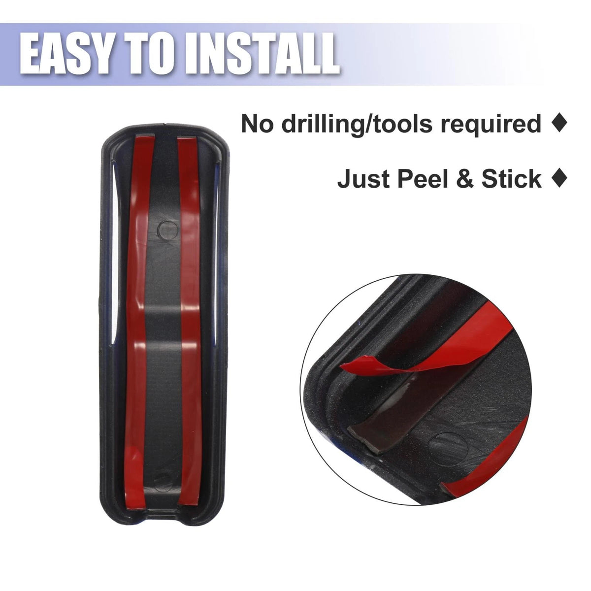 Blue Engine Hood Hinge Covers for Jeep Wrangler JL JLU (2018-2021)