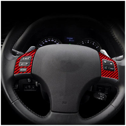 Carbon Fiber Steering Wheel Button Frame Cover for Lexus IS250 IS350 (06-12)