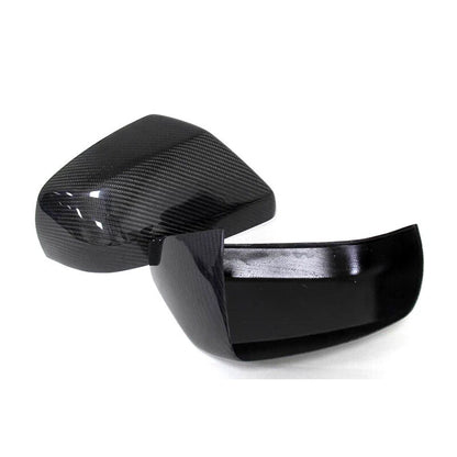 Real Carbon Fiber Add-on Mirror Cover Caps For Cadillac ATS 2014-2018
