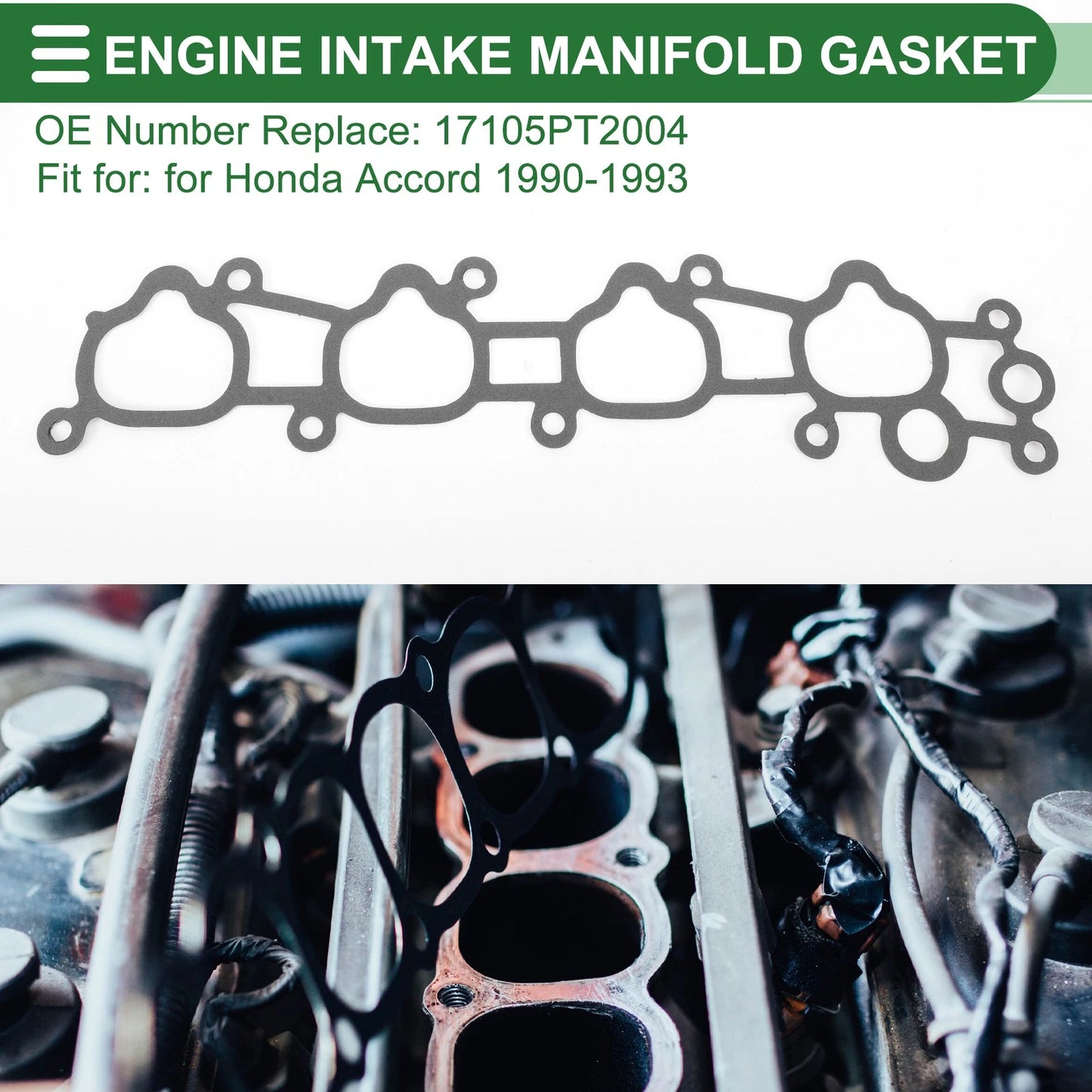 Engine Intake Manifold Gasket for Honda Accord (1990-1993)
