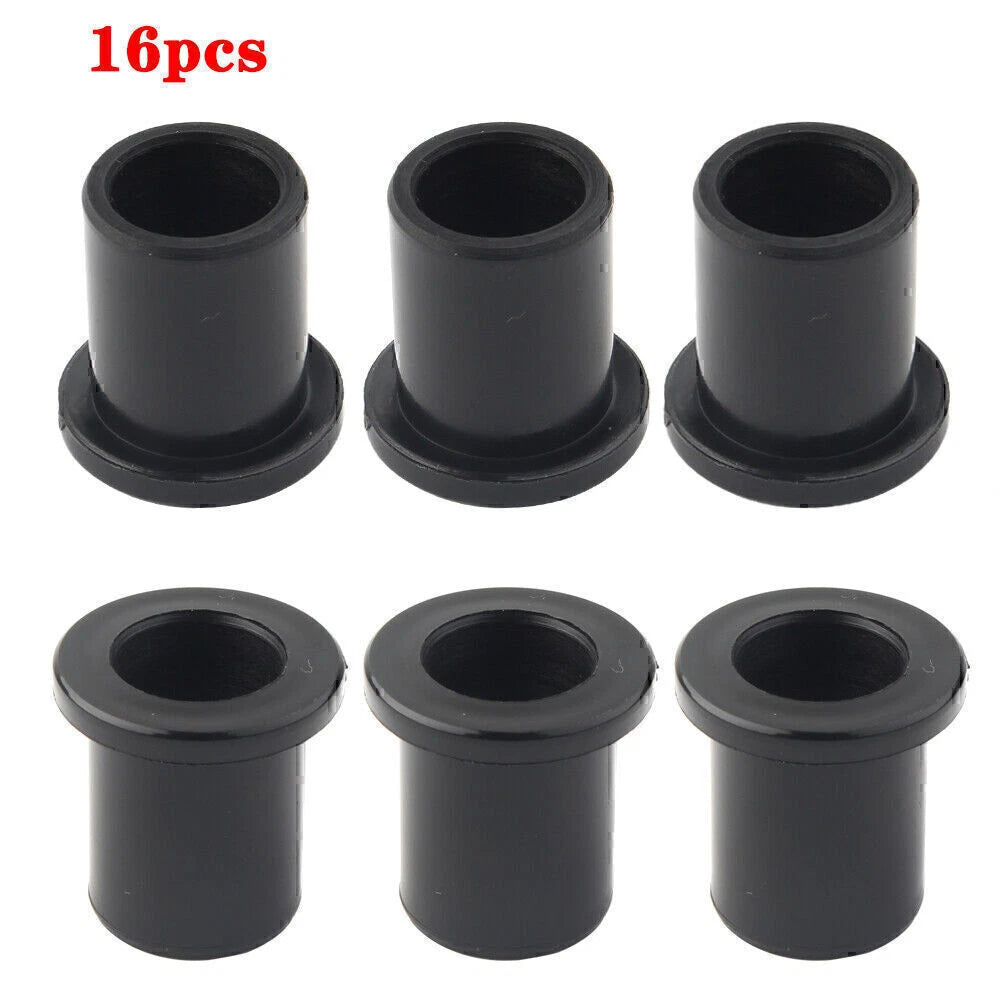 16 x Black Front & Rear Suspension Bushings for Arctic Cat (Various Years)
