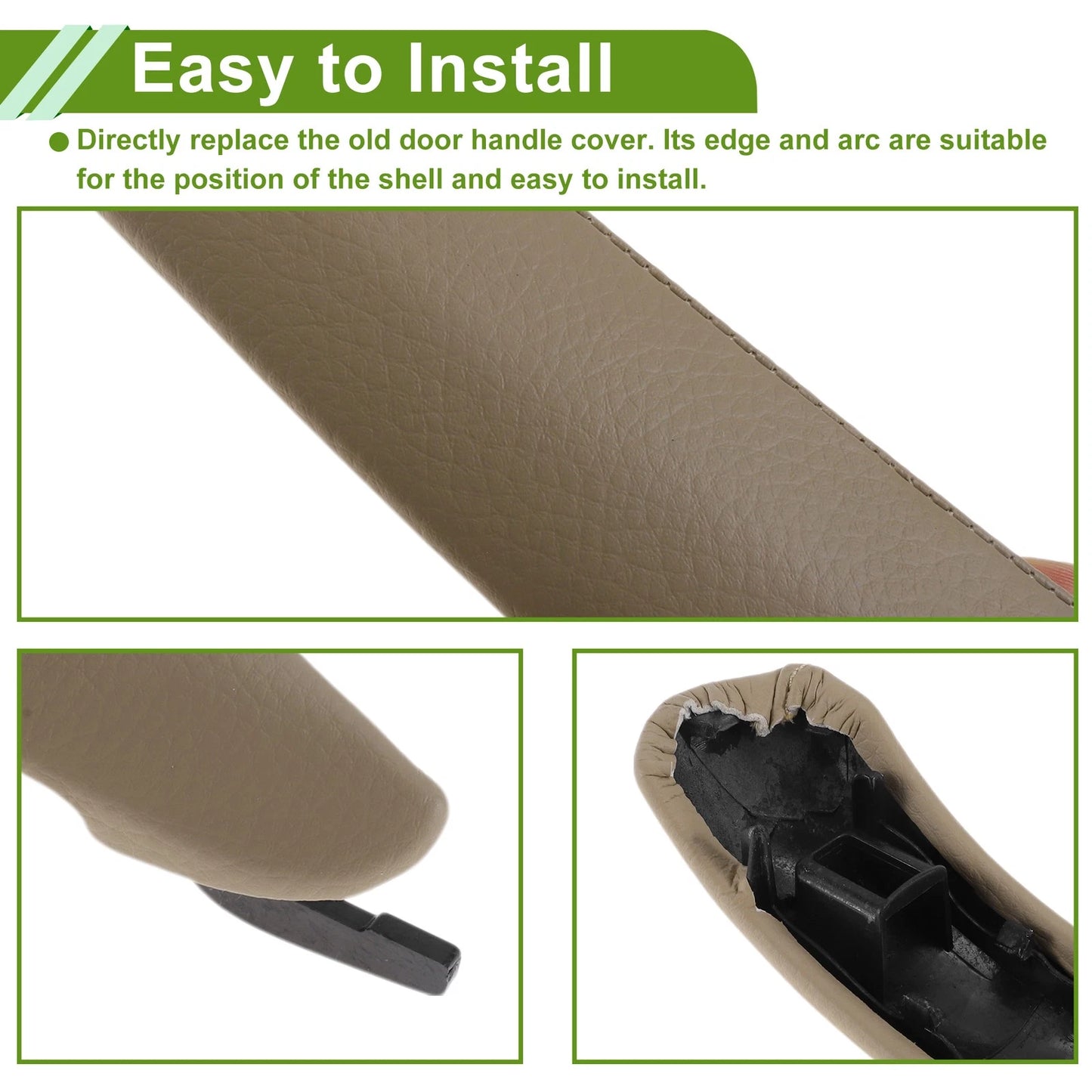 Door Panel Handle Pull Trim Cover for BMW X3 Beige (2010-2016)