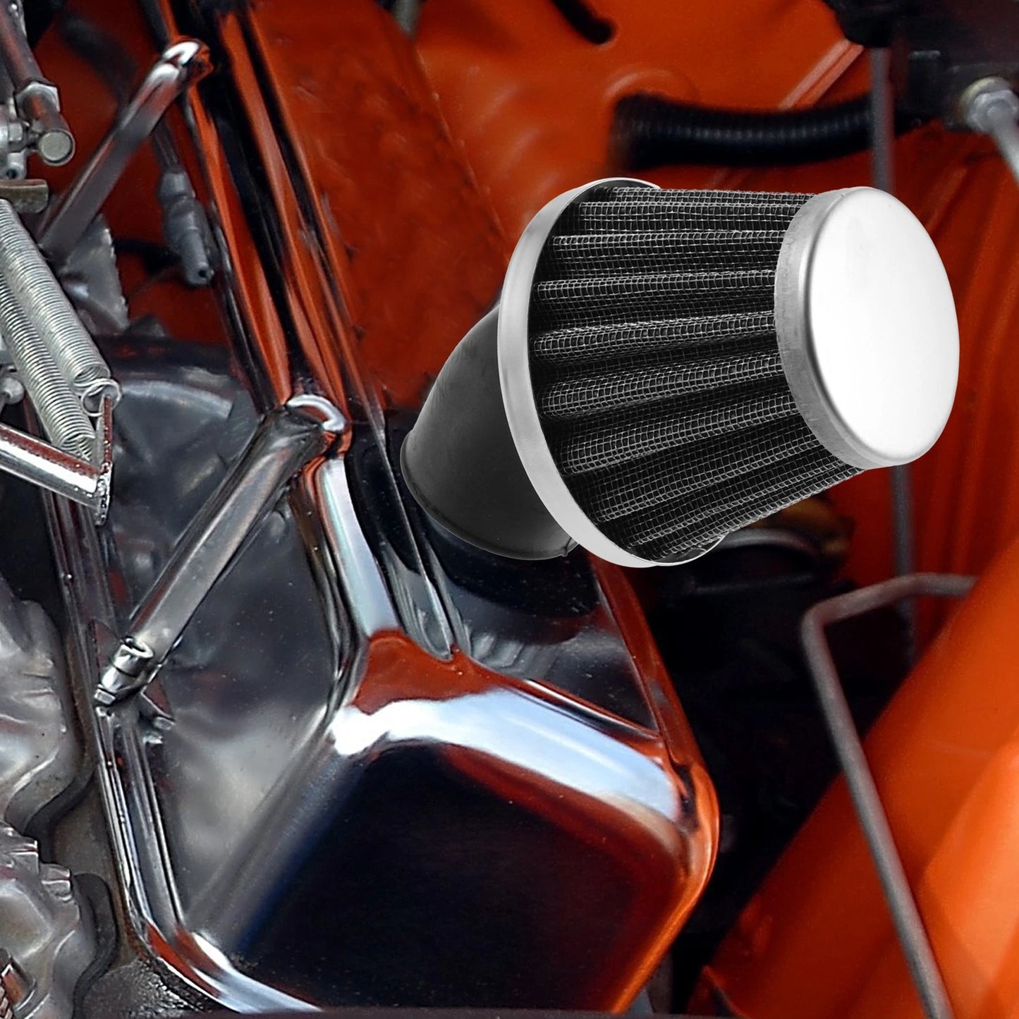 50mm Elbow Conical Air Filter Cleaner Round Tapered for Motorcycle