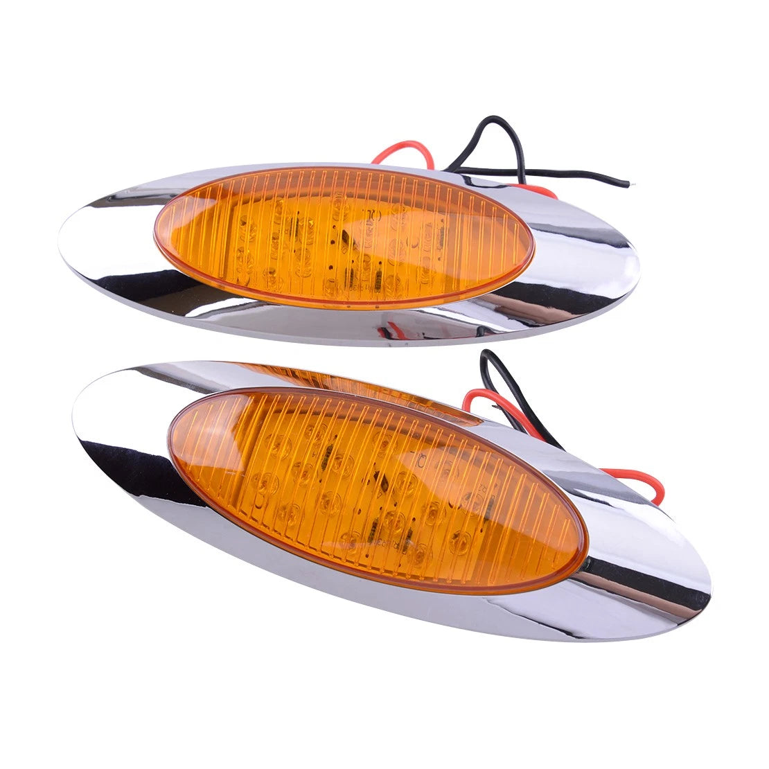 Amber Thin LED Clearance Marker Lights for Car Truck Trailer Marine