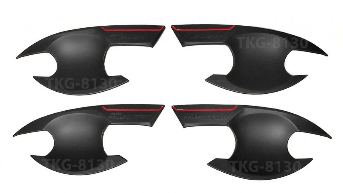 Black Door Handle Bowl Cover for Mitsubishi Pajero Sport (2019-2020)