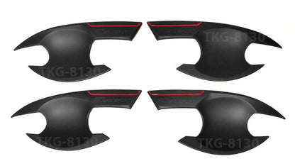 Black Door Handle Bowl Cover for Mitsubishi Pajero Sport (2019-2020)
