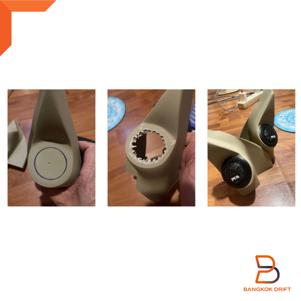 Beige Tweeter Mould Lower Frame Bracket for Toyota Hilux Vigo (2005-2014)