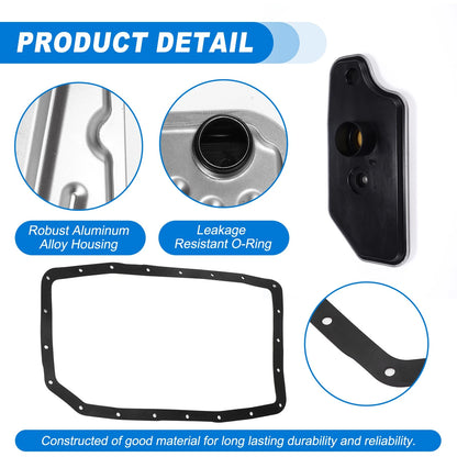 Transmission Filter Oil Pan Gasket Kit for Ford A4LD-E (1990-1994)