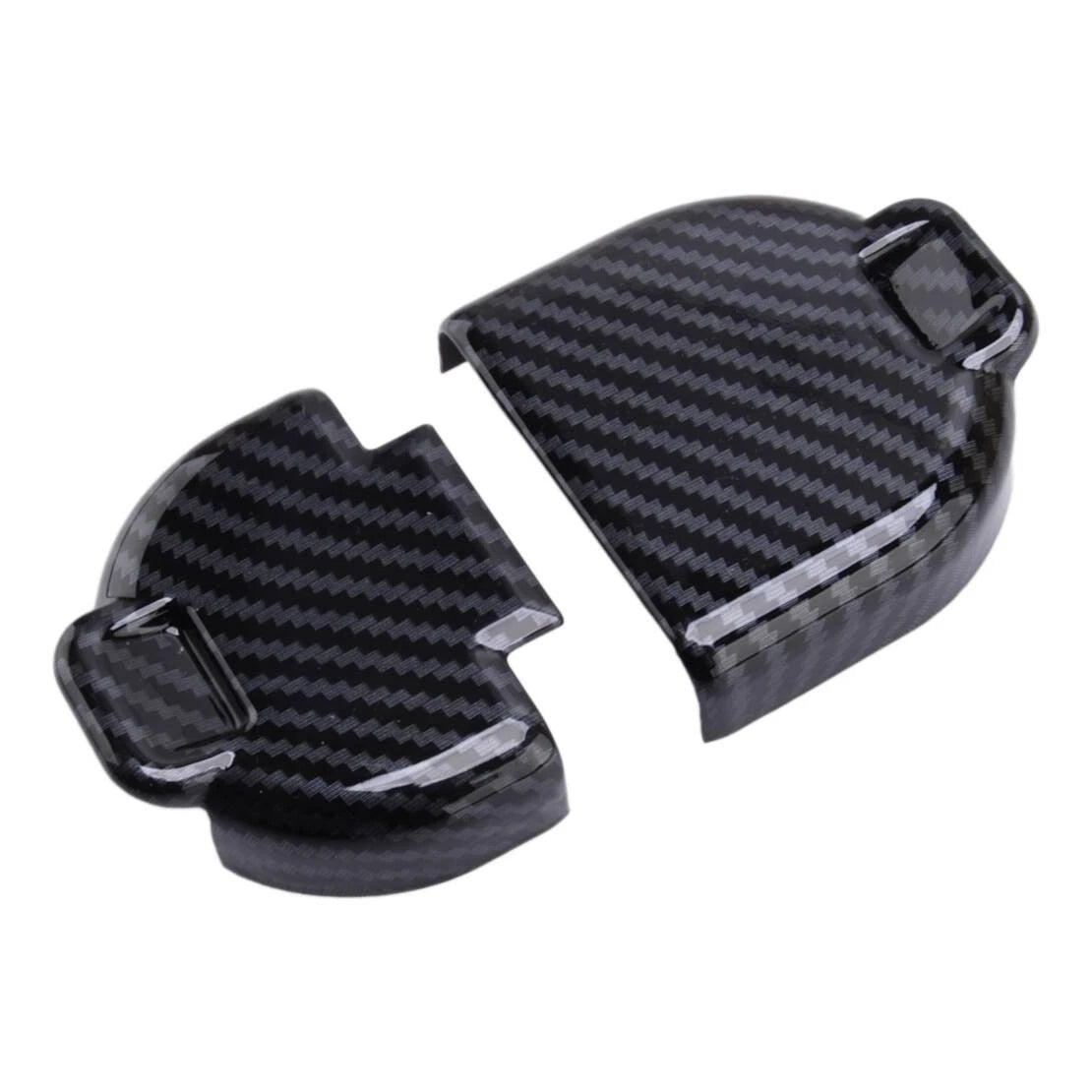 Carbon Fiber ABS Rear Bumper Tow Connector Cover for Dodge Ram (2019-2024)