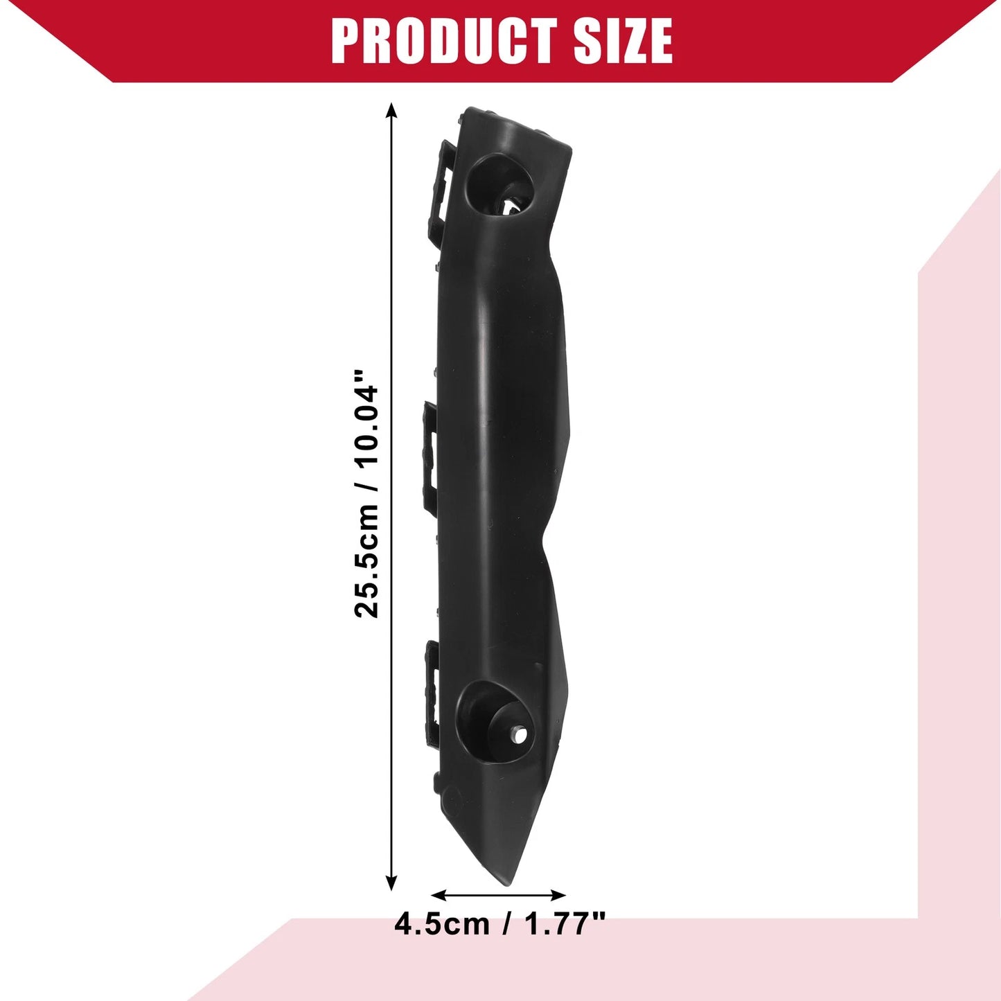 Front Left Bumper Bracket for Toyota Camry (2015-2017) Black
