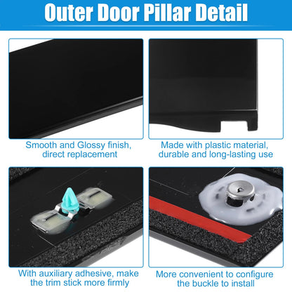 Door B Pillar Trim Panel for Cadillac & Chevy