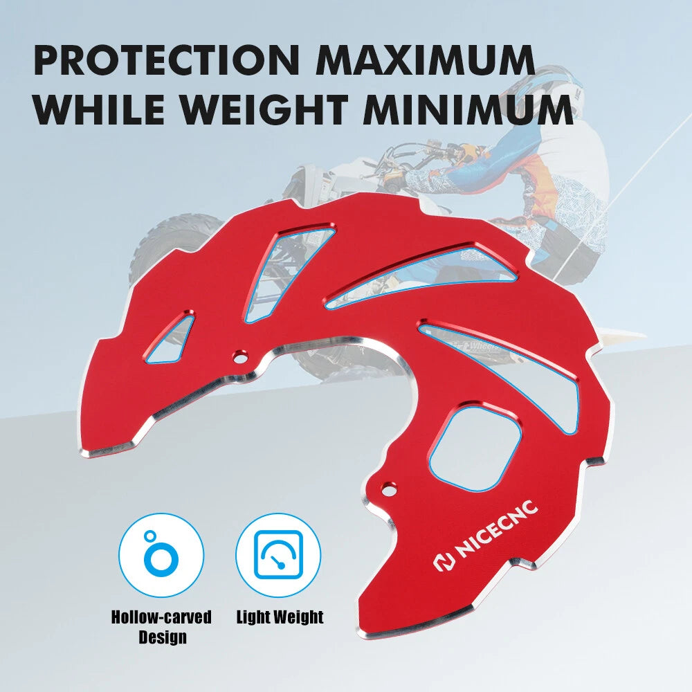 Front Brake Disc Rotor Cover Guards for Yamaha Raptor 700 700R (2006-2023)