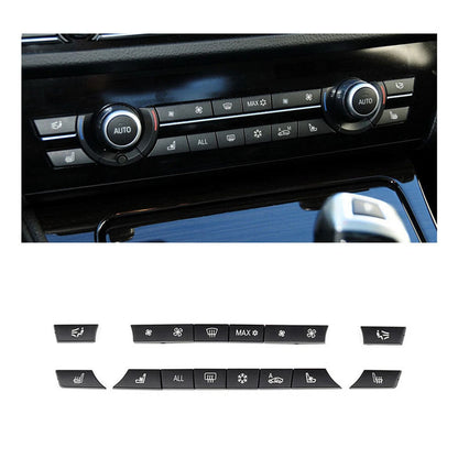14Pcs A/C Switch Button Caps for BMW 5/6/7 Series (2010-2017)