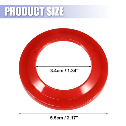 2 x Car A-Pillar Speaker Decoration Covers for Jeep Wrangler JK (2007-2014) Red