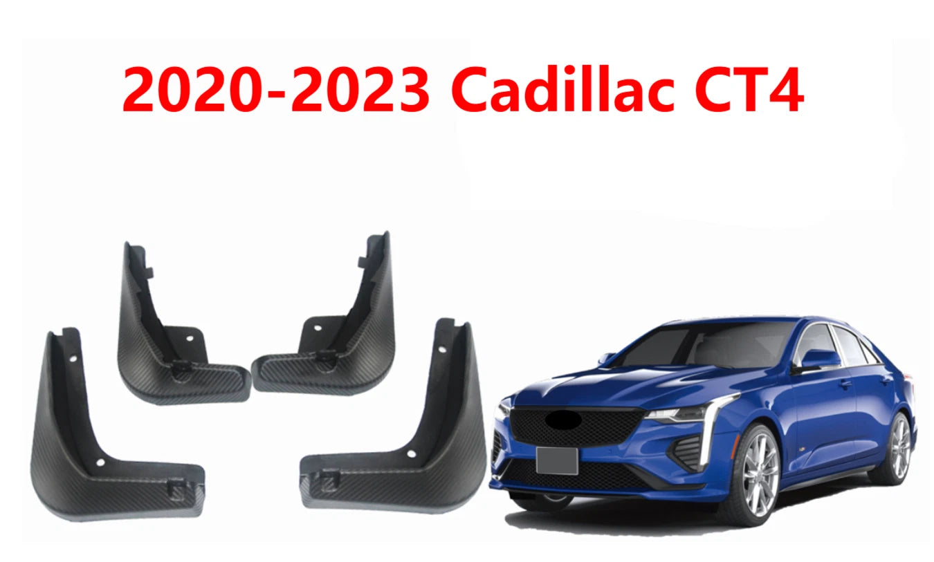 Mud Flaps Splash Guards for 2020-2023 Cadillac CT4 (2020-2023) - 4 pcs