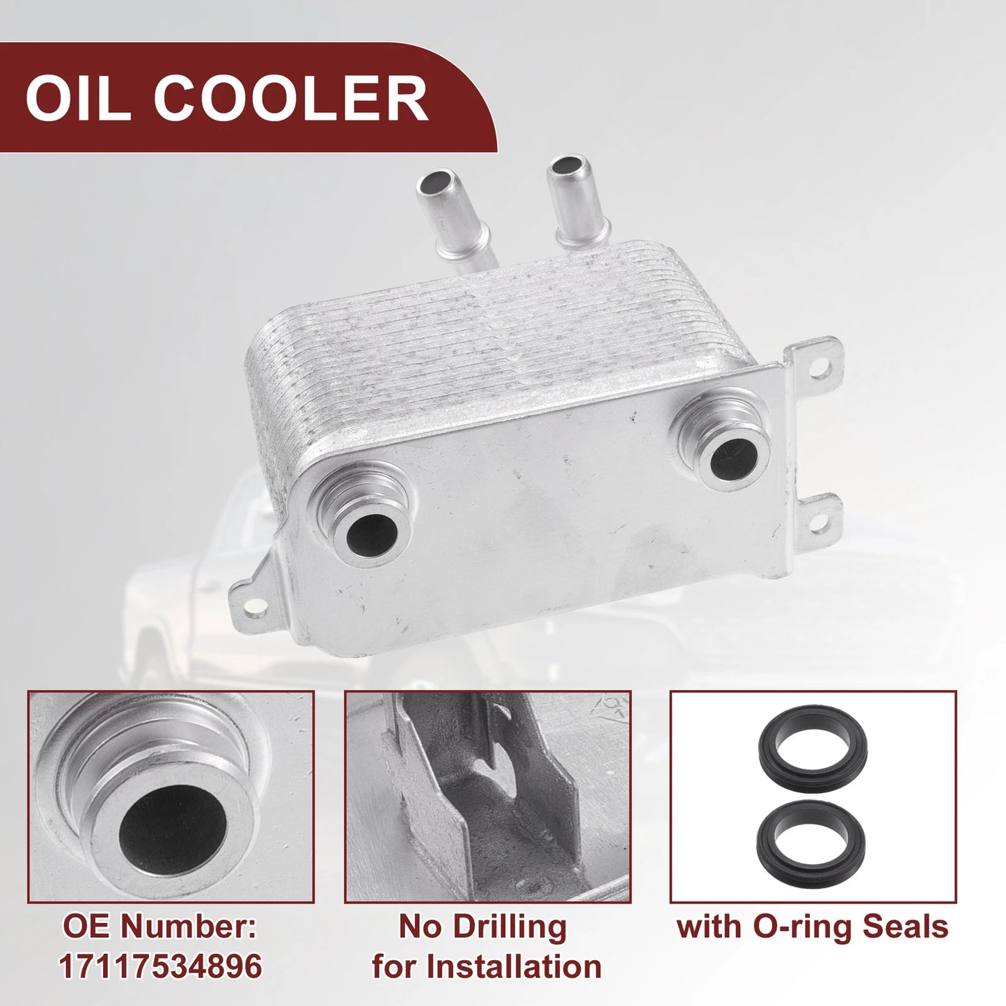 Engine Oil Cooler with Seals for BMW 535i (2008-2010)