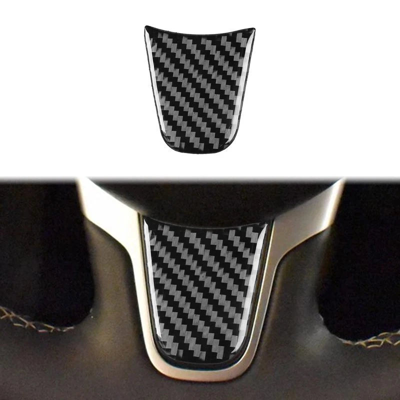 Real Carbon Fiber Steering Wheel Lower Cover Trim for Chrysler 300 2011-2023