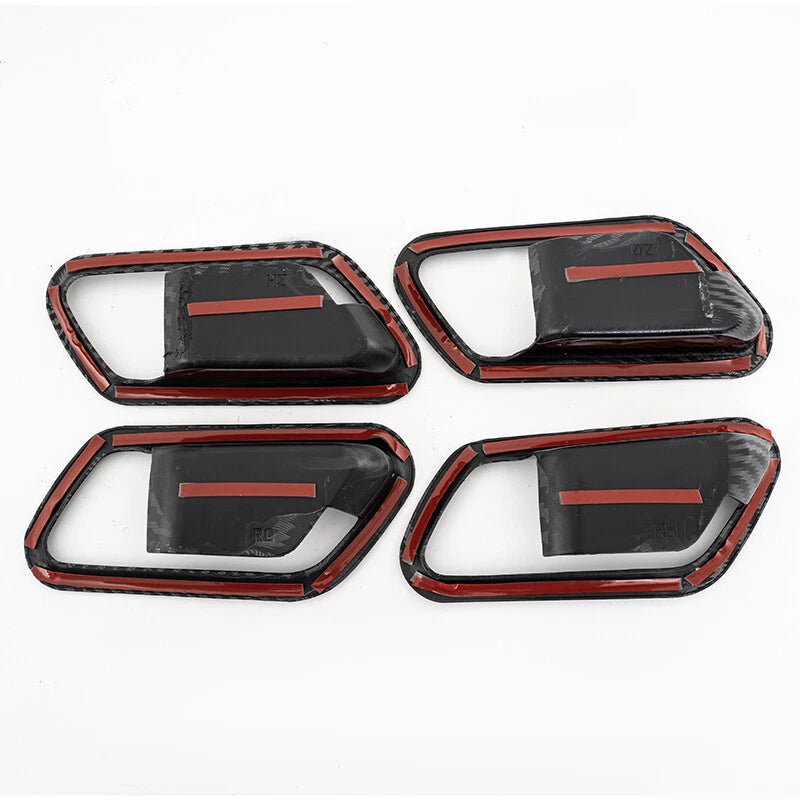 Inner Door Handle Bowl Cover Trim for Nissan Sentra 2020-2024 Carbon Style