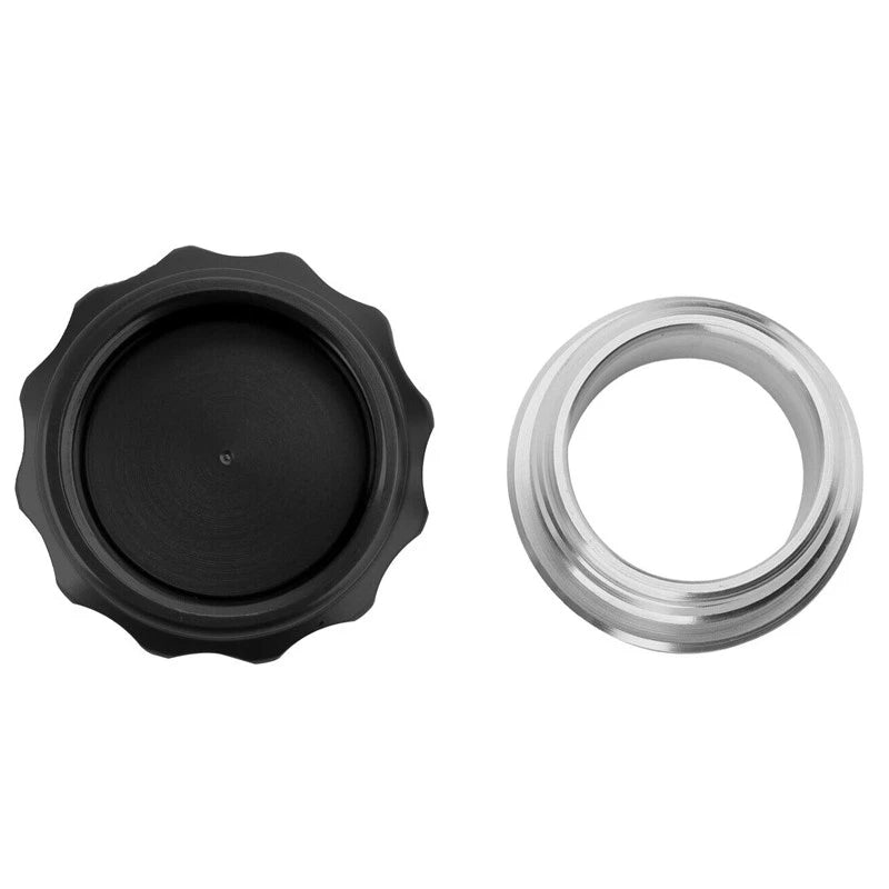 25mm Weld On Filler Neck & Cap for Car Fuel Water Tank - Silver