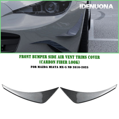 Front Side Air Vent Spoiler Trim Cover for Mazda Miata MX-5 (2016-2025)
