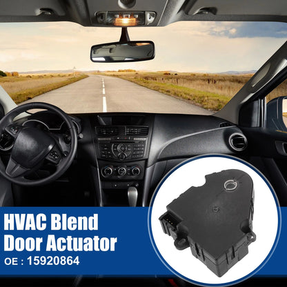 2 x HVAC Blend Door Actuator Black for Buick Enclave (2008–2012)